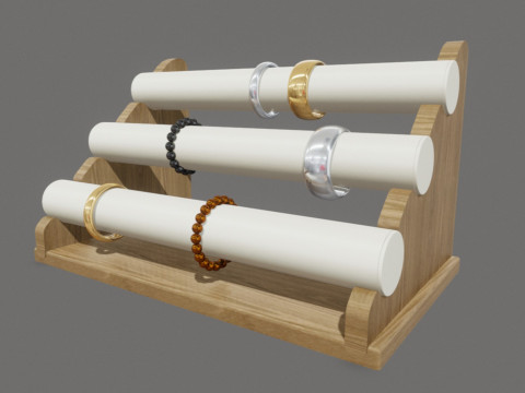 Bamboo Bracelet Display 3Dモデル