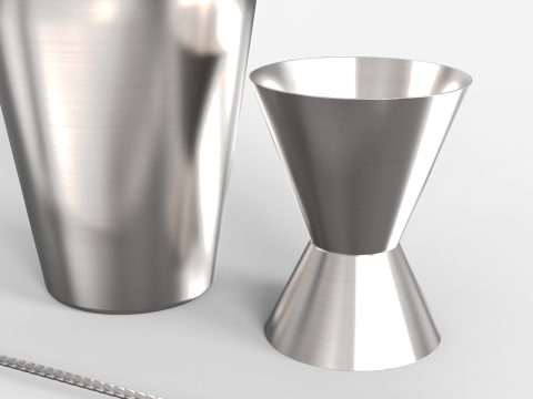 Bartender Tool Set 3D Model