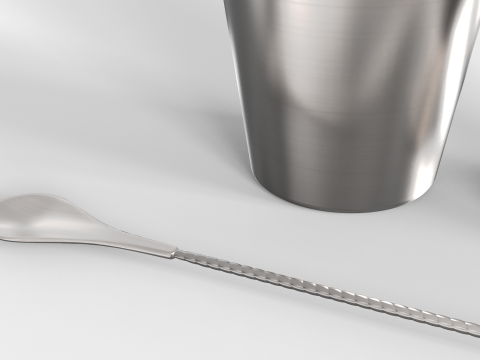 Bartender Tool Set 3D Model