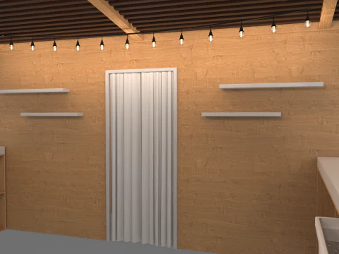 Beach Bar 5x5 Meters 3D Model