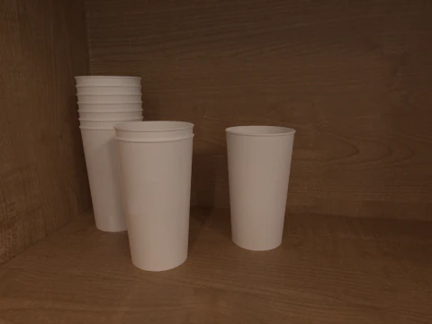 Beach Bar 5x5 Meters 3D Model