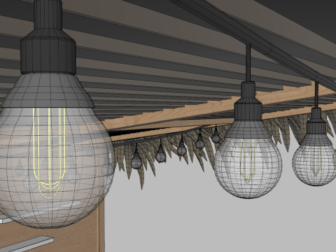 Beach Bar 5x5 Meters Modelo 3D