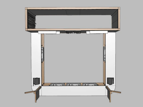 Beach Bar 5x5 Meters 3D Model