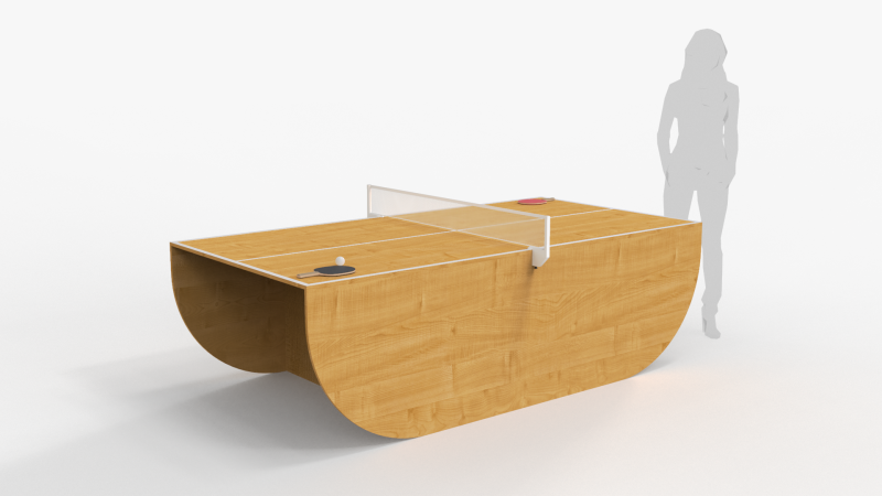 Beach Ping Pong Table 3D मॉडल .c4d .max .obj .3ds .fbx .stl .blend 