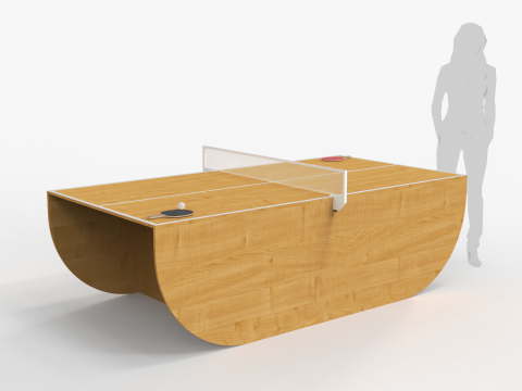 Beach Ping Pong Table 3Dモデル