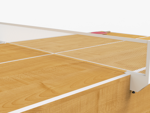 Beach Ping Pong Table 3D मॉडल