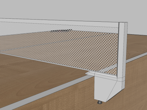 Beach Ping Pong Table 3D मॉडल