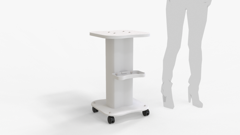 Beauty Salon Trolley 3D Model .c4d .max .obj .3ds .fbx .stl .blend