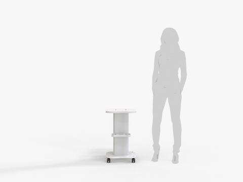 Beauty Salon Trolley 3D Model