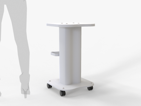 Beauty Salon Trolley 3D Model