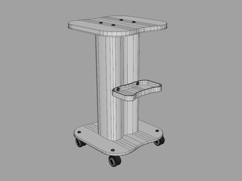 Beauty Salon Trolley 3D Model