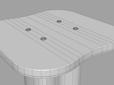 Beauty Salon Trolley 3D Model