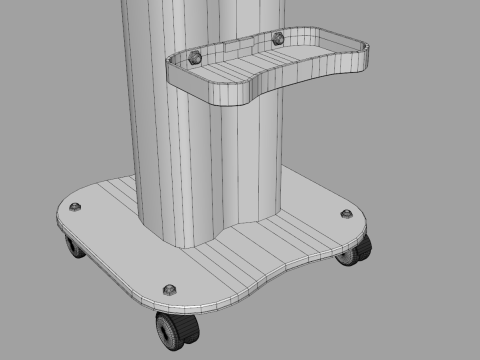 Beauty Salon Trolley 3D Model