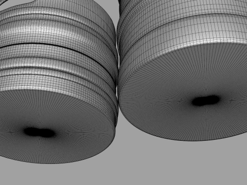 ビール樽 - 30 リットルおよび 50 リットル 3Dモデル
