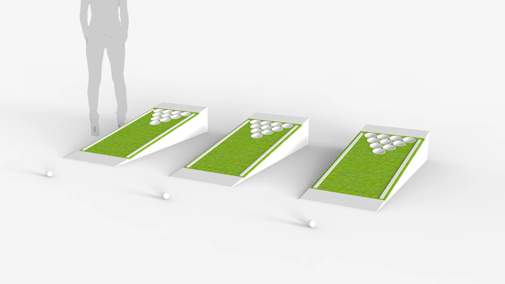 Beer Pong Golf 3D Model .c4d .max .obj .3ds .fbx .stl .blend