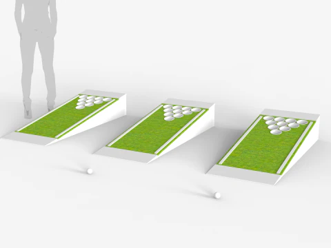 Golf z piwnym ping-pongiem Model 3D