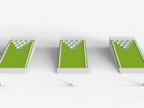 Beer Pong Golf 3D Model