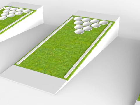 Beer Pong Golf 3D Model