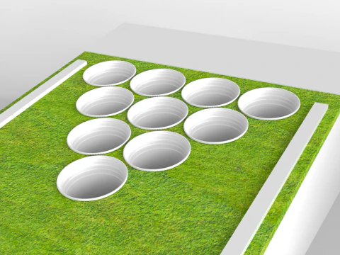 Beer Pong Golf 3D Model