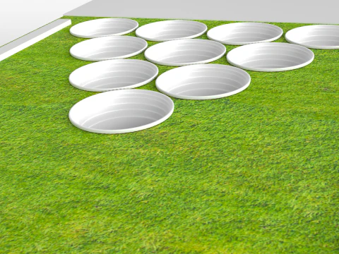 Beer Pong Golf 3D Model