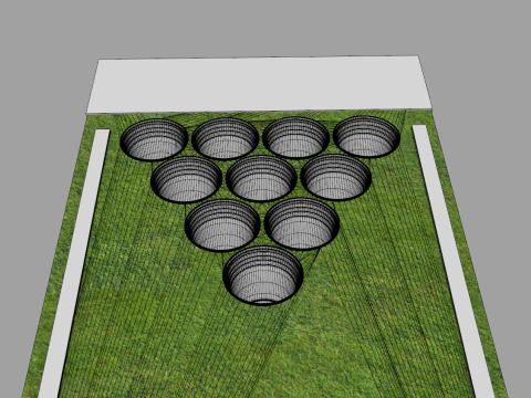 Beer Pong Golf 3D Model