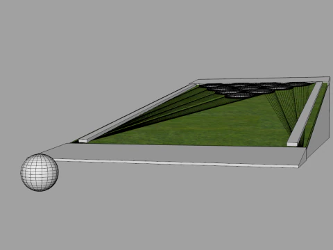 Beer Pong Golf 3D Model