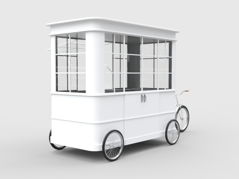 Bike Food Cart 3D मॉडल