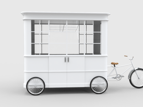Bike Food Cart 3D मॉडल