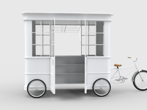 Bike Food Cart 3D मॉडल