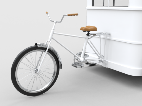 Bike Food Cart 3D मॉडल