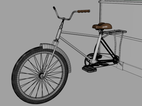 Bike Food Cart 3D मॉडल