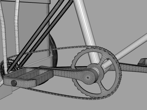 Bike Food Cart 3D मॉडल