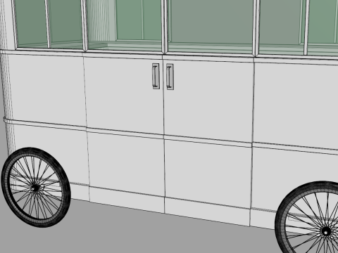Bike Food Cart 3D मॉडल