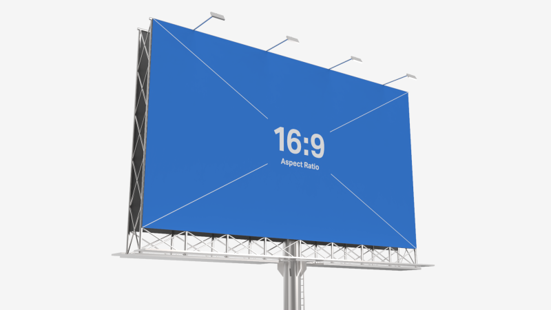 Billboard 3D 모델 .c4d .max .obj .3ds .fbx .stl .blend 