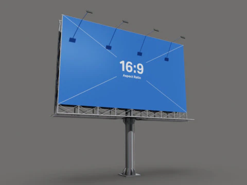 Billboard 3D Model