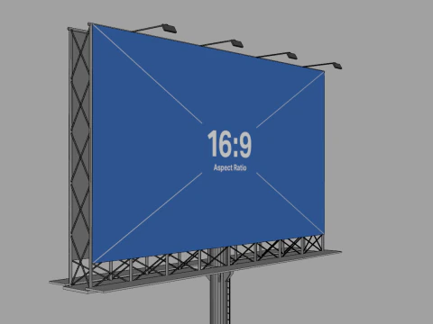 Billboard 3D Model