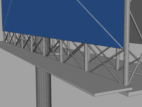 Billboard 3D Model