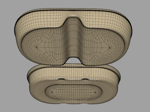 Biodegradable Disposable Lunch Box 3D Model