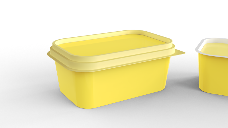 Butter Tub 3Dモデル .c4d .max .obj .3ds .fbx .stl .blend 