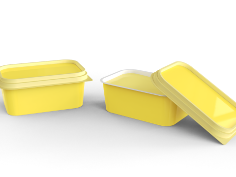 Butter Tub 3Dモデル