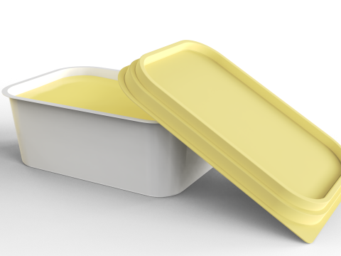 Butter Tub 3Dモデル