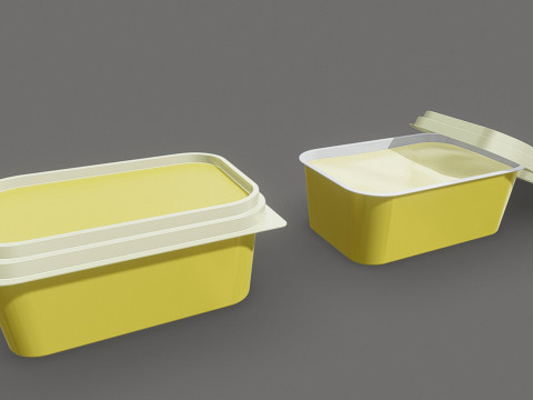 Butter Tub 3Dモデル