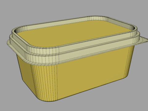 Butter Tub 3Dモデル
