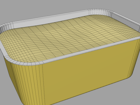Butter Tub 3Dモデル