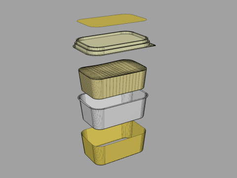 Butter Tub 3Dモデル