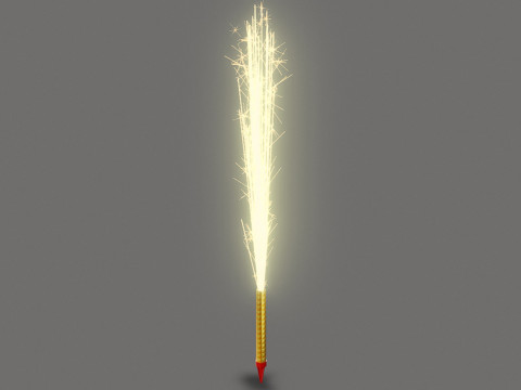 Cake Sparkler 3Dモデル