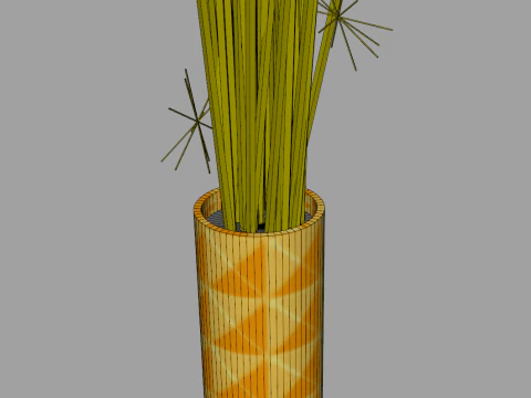 Cake Sparkler 3D Model