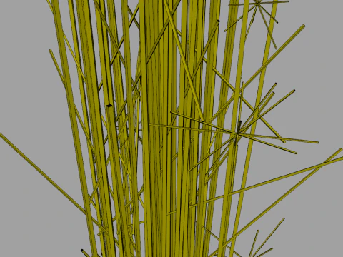 Cake Sparkler 3D Model