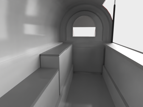 Camper Food Cart 3D Model