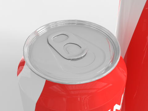Cans - Classic Standard Sleek and Mini 3D Model